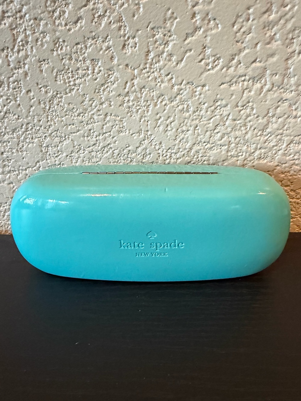 Kate Spade Glossy Tiffany Blue Hardshell Sunglass Eyeglass Case